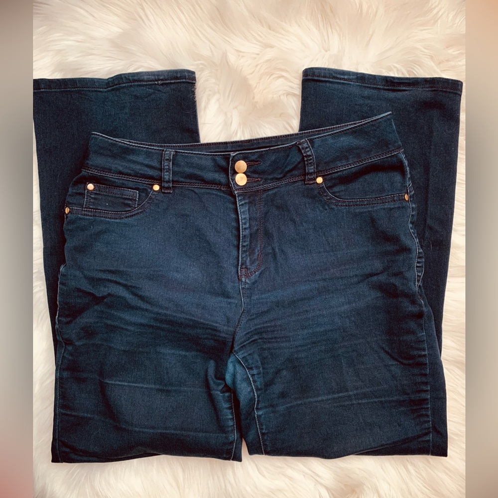 IMAN Dark Blue Women's Denim Jeans